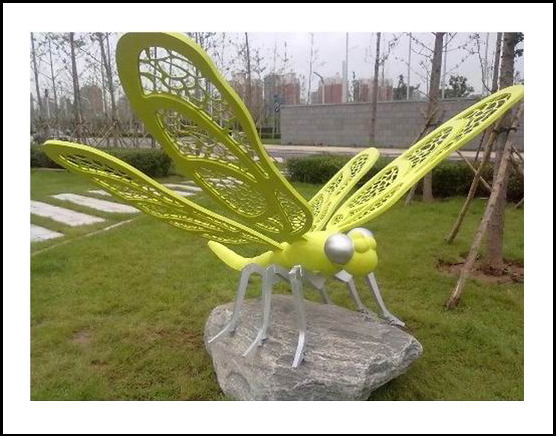 重庆不锈钢蜻蜓雕塑