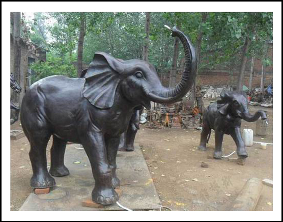 园林大象雕塑