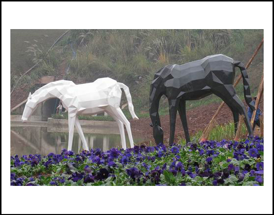 玻璃钢雕塑马