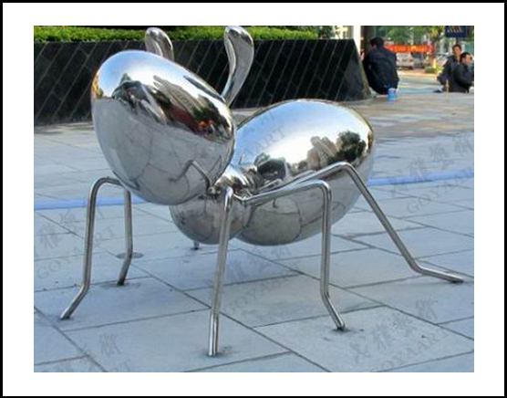 蚂蚁不锈钢雕塑