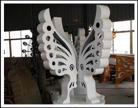 重庆社区蝴蝶雕塑