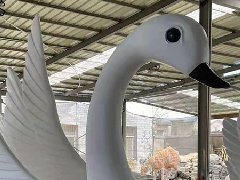 大鹅雕塑-玻璃钢动物雕塑